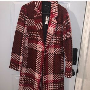 Express Plaid Coat